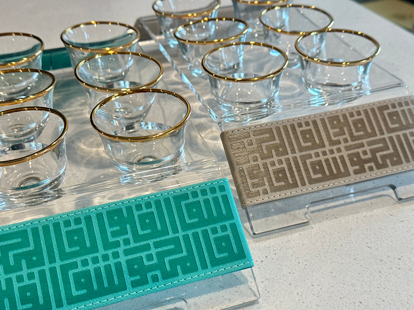 Acrylic Coffee & 6 Coffee Cups