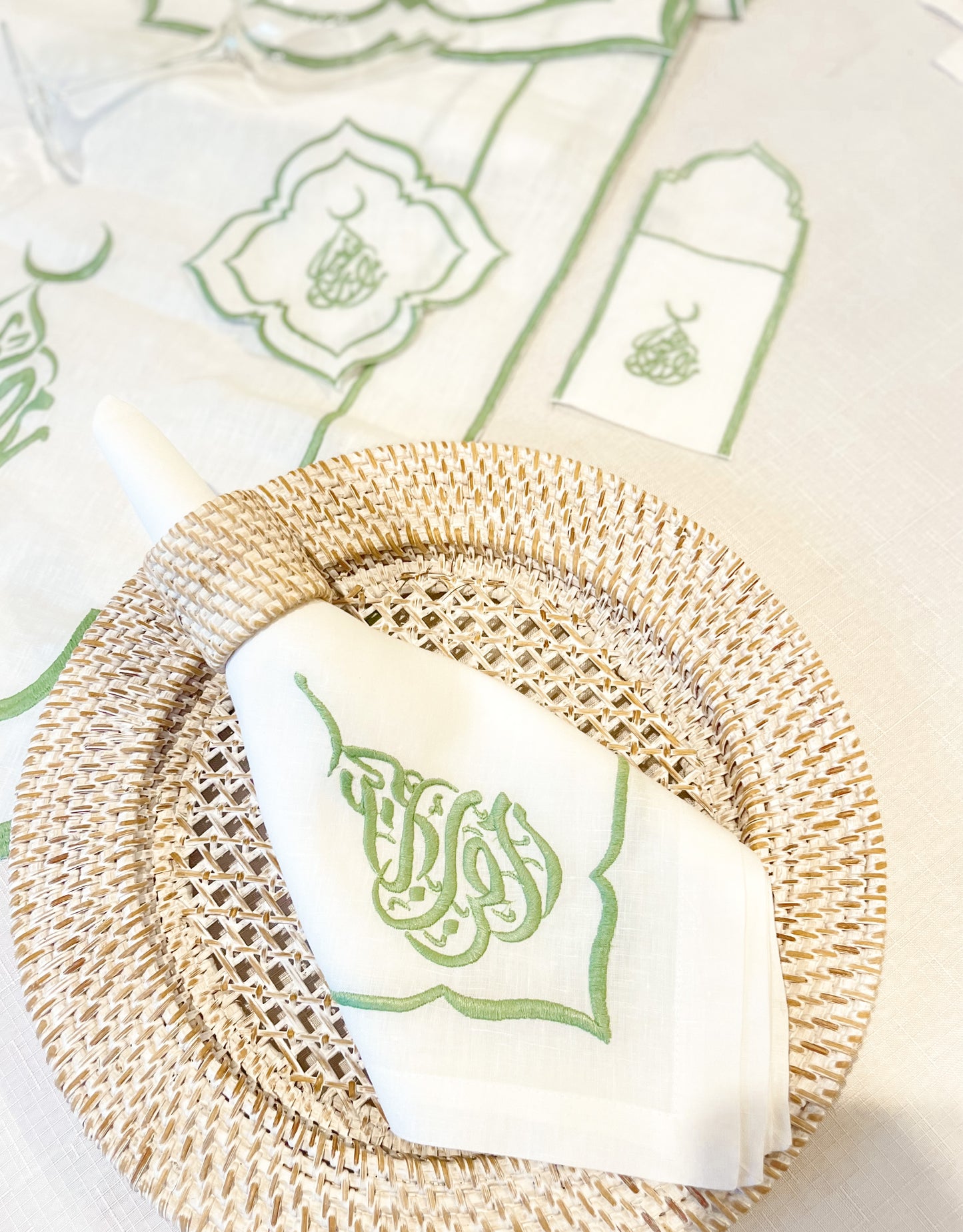 Rattan Napkin Rings - Set o 4