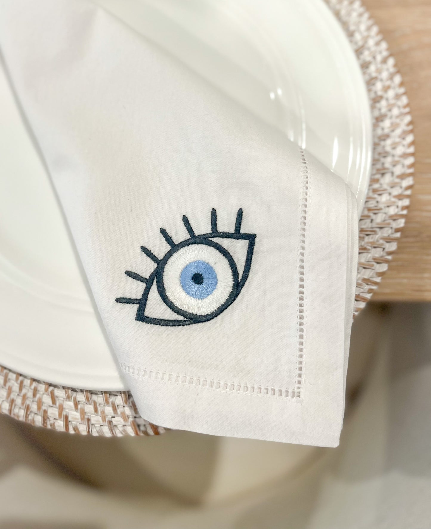 Blue Eye Cotton Napkins _ Set of 4