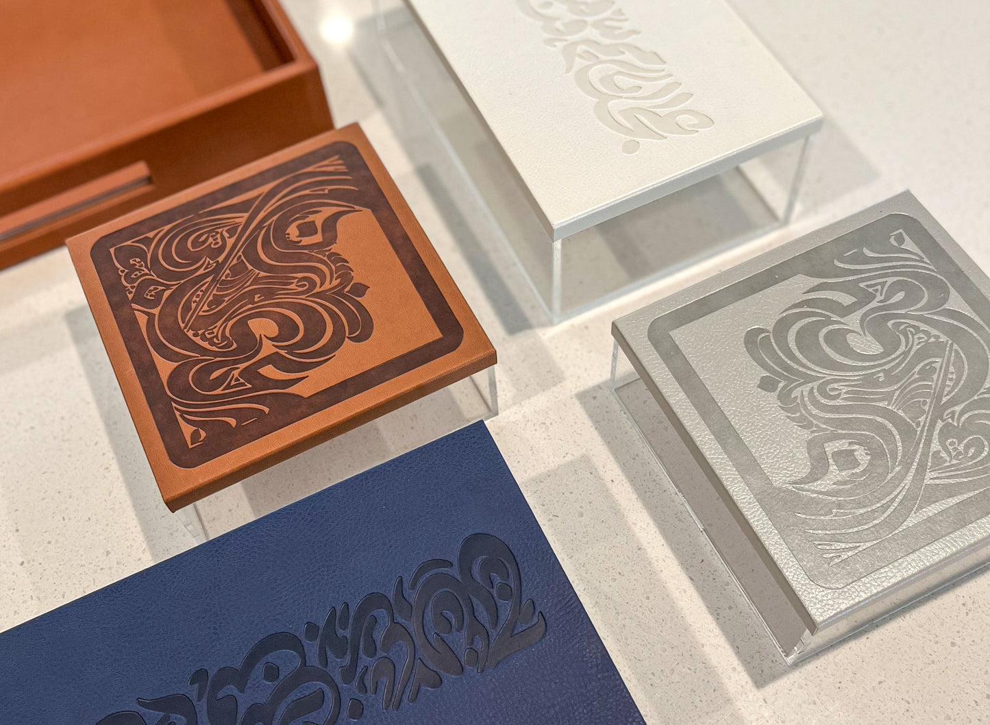 Square Acrylic Dessert Box (Maamool Box)