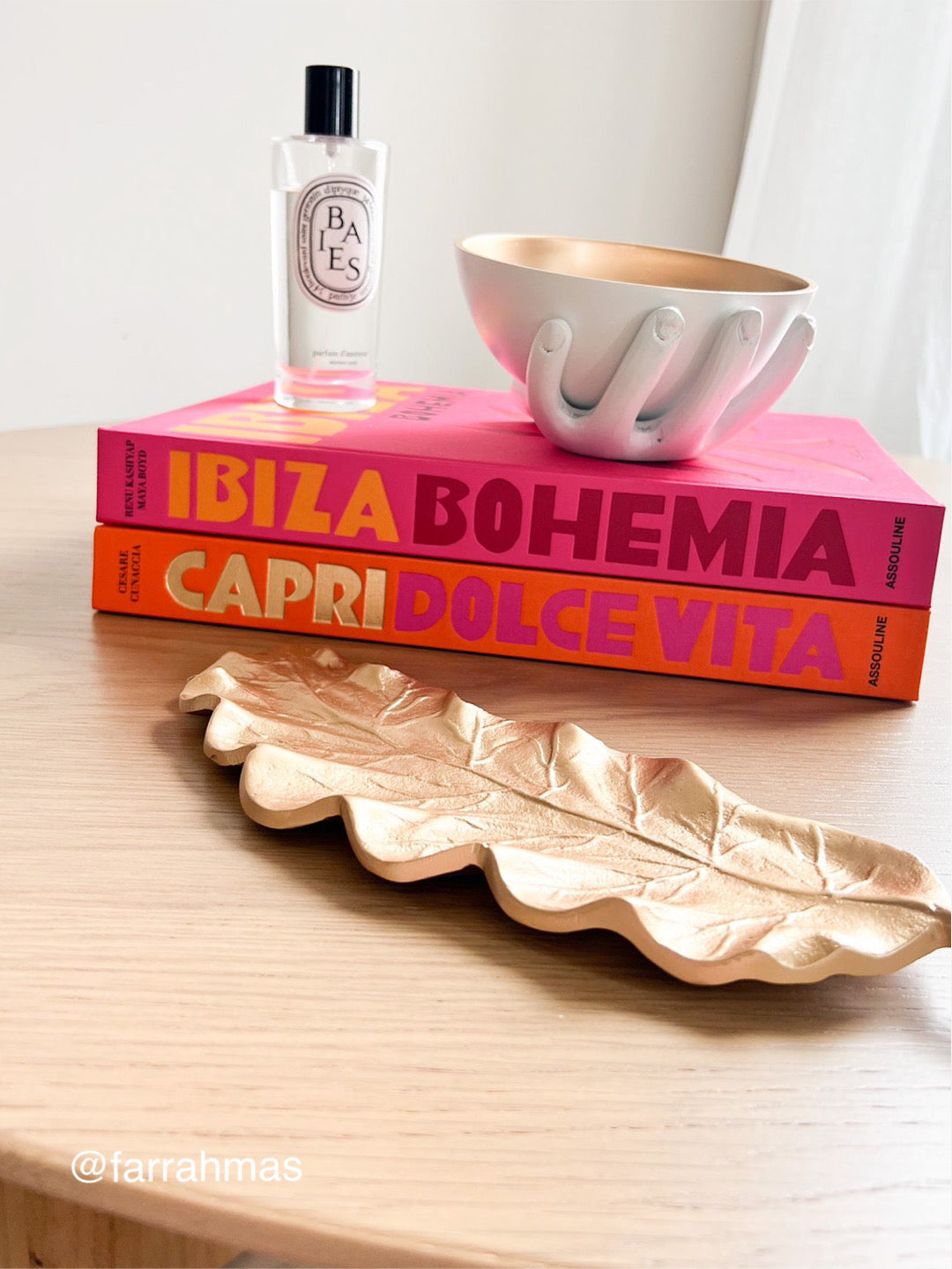 White and Gold Decorative Bowl