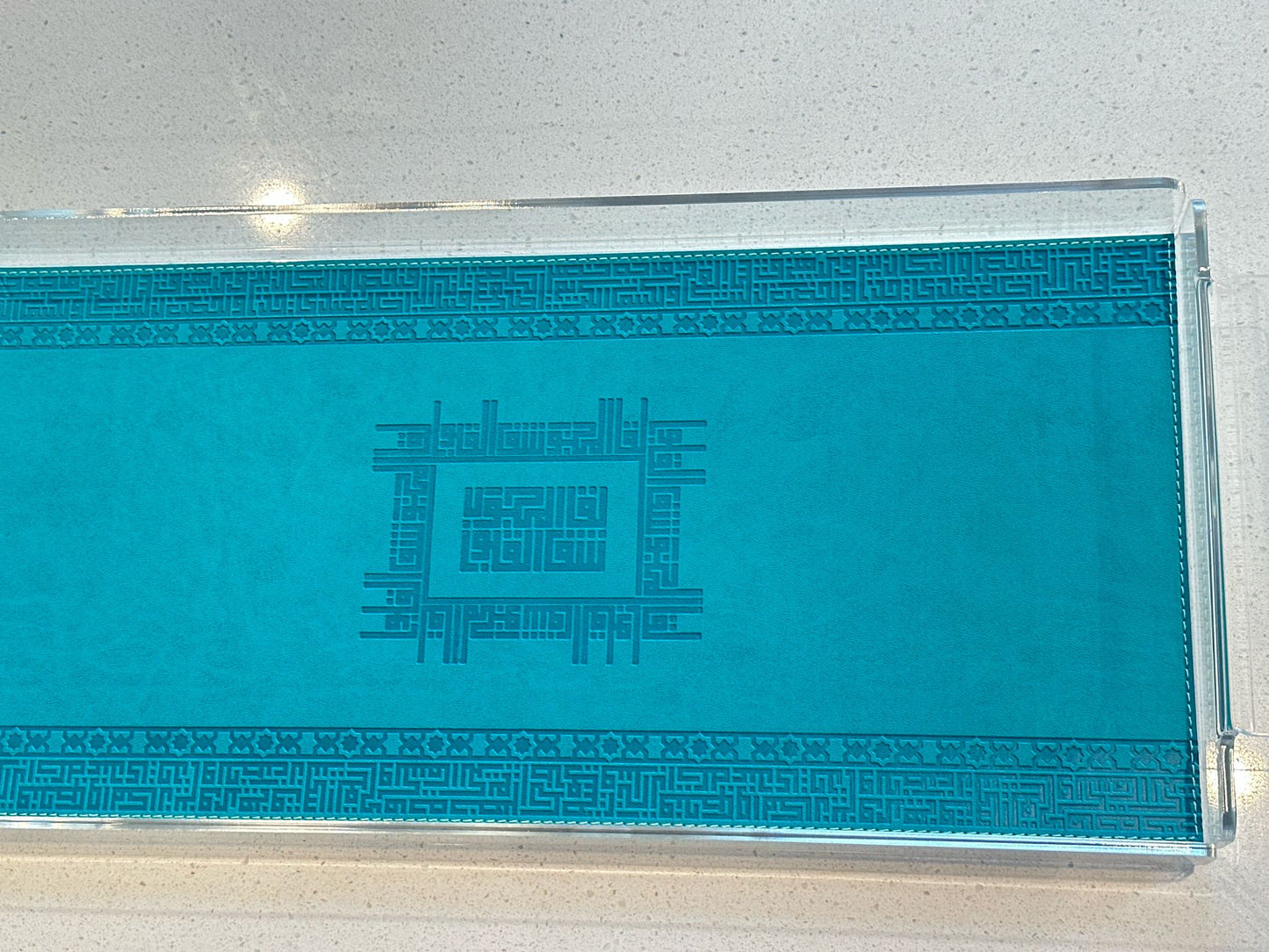 Acrylic & Leather tray