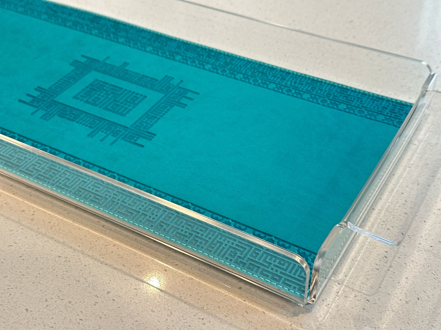 Acrylic & Leather tray