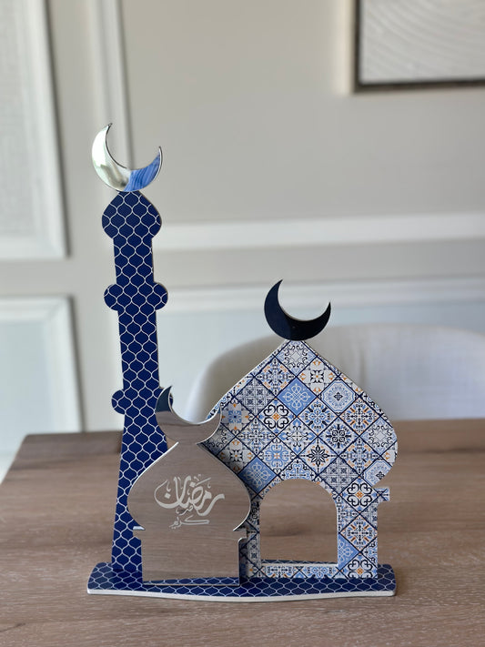 Ramadan Moroccan Mosaic Mosque & tall Maathaneh Set