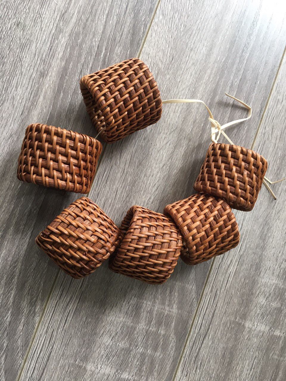 Round Rattan Plate chargers