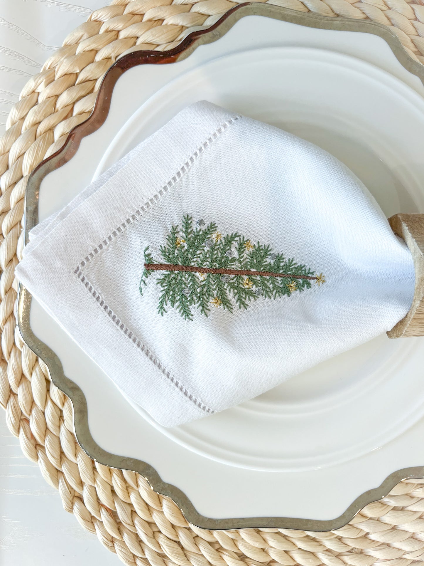 Christmas Tree Napkin Set of 4